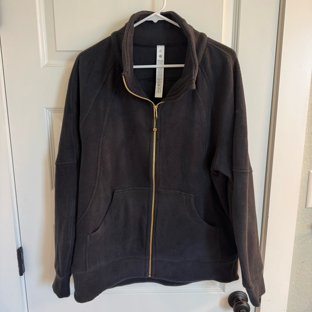 lululemon tumbled fleece funnel neck full zip - Picture 2 of 4